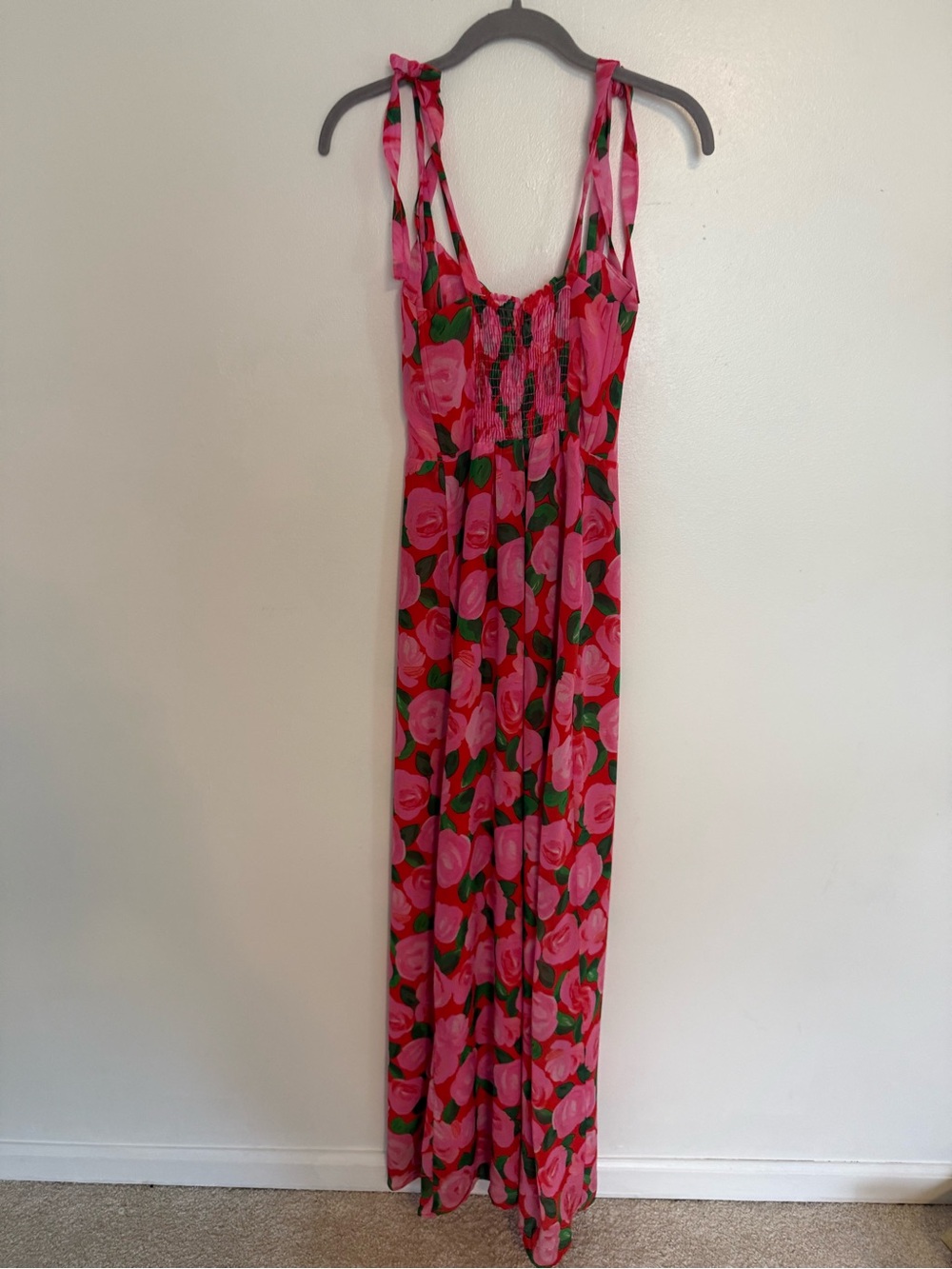 Show Me Your MuMu Dress Willow Maxi Corset in Pink Blooms Floral - Picture 5 of 6